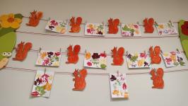 Prace plastyczne:"Zwierzęta jesienią"