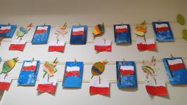 Prace plastyczne:Święto Niepodległości"